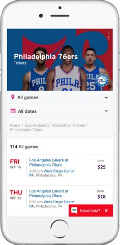 76ers tickets stubhub